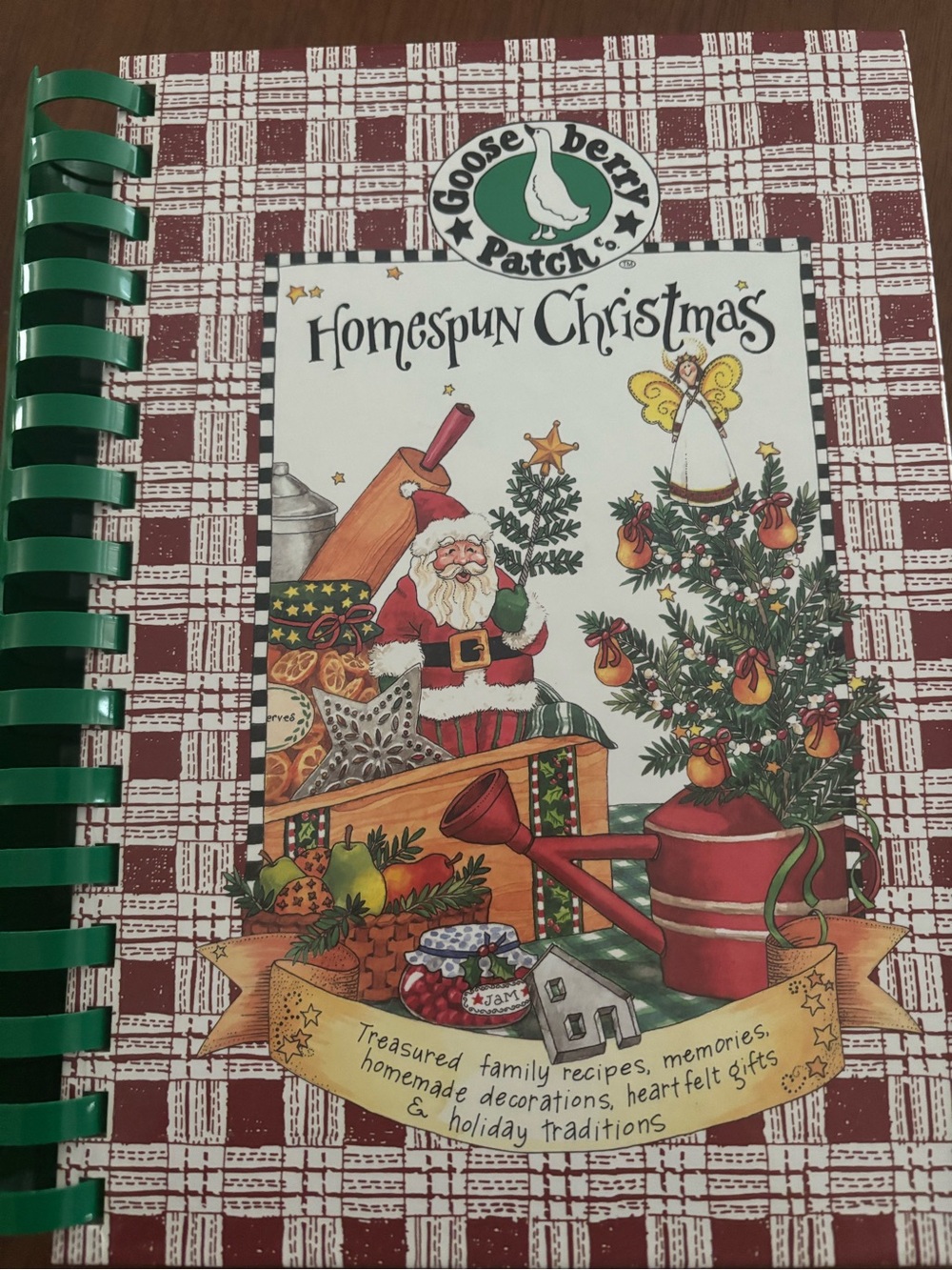 Gooseberry Patch Homespun Christmas Recipe Book Vintage Recipe Pics Final Sale